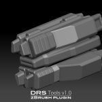 Sample image 5 of DRS Tools zBrush plugin for creating automatic cages for 3d models in 1 click
