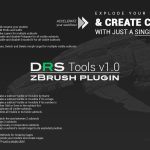 Sample image 1 of DRS Tools zBrush plugin for creating automatic cages for 3d models in 1 click